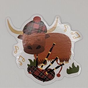 Highland Cow‎ Sticker